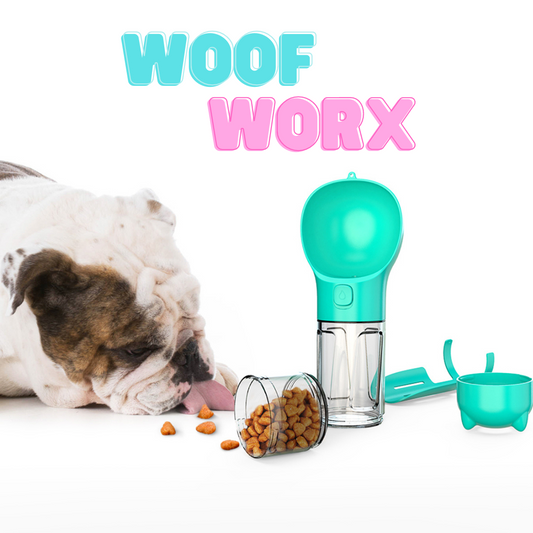 WoofWorx - 4 in 1 Water Bottle